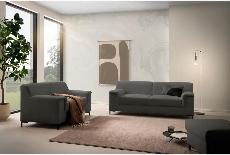 INOSIGN Zithoek Jamie 2 ook in corduroy Set: bestaande uit 1 5- en 2 5-zitter (2-delig) - Foto 3