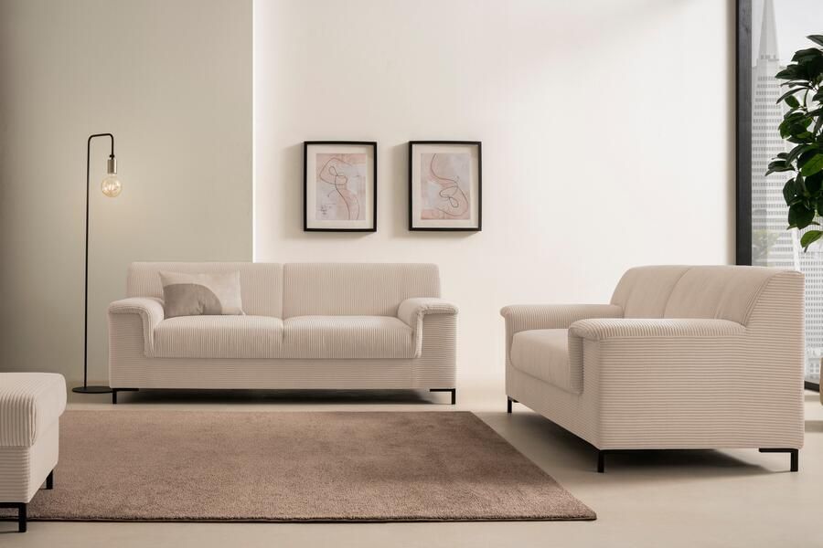 INOSIGN Zithoek Jamie 2 ook in corduroy Set: bestaande uit 1 5- en 2 5-zitter (2-delig) - Foto 7