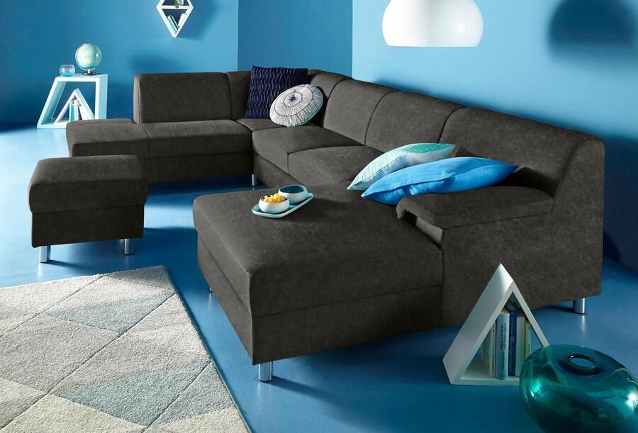 INOSIGN Zithoek Jamie tijdloos design stevig zitcomfort veel ruimte U-vorm