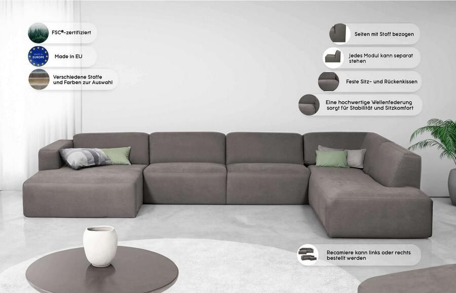 INOSIGN Zithoek Kelani met decoratieve knoopdetails op de armleuningen - Foto 4