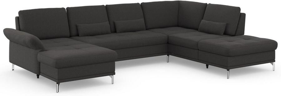 INOSIGN Zithoek Palm Beach U-vorm Binnenvering met zitdiepteverstelling naar keuze met slaapfunctie - Foto 8