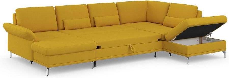 INOSIGN Zithoek Palm Beach U-vorm Binnenvering met zitdiepteverstelling naar keuze met slaapfunctie - Foto 9