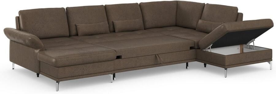 INOSIGN Zithoek Palm Beach U-vorm Binnenvering met zitdiepteverstelling naar keuze met slaapfunctie - Foto 9