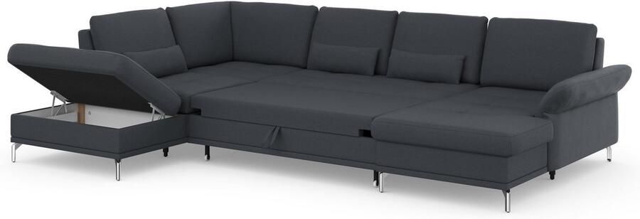 INOSIGN Zithoek Palm Beach U-vorm Binnenvering met zitdiepteverstelling naar keuze met slaapfunctie - Foto 8