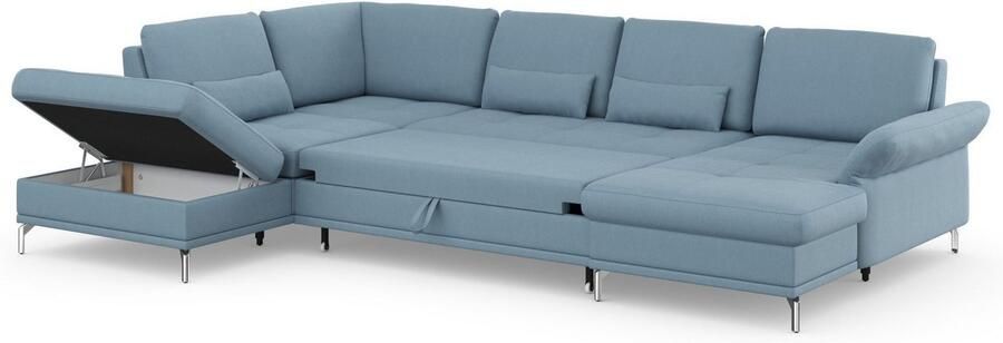 INOSIGN Zithoek Palm Beach U-vorm Binnenvering met zitdiepteverstelling naar keuze met slaapfunctie - Foto 9