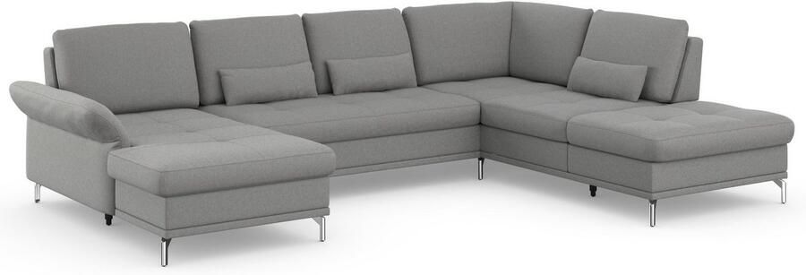 INOSIGN Zithoek Palm Beach U-vorm Binnenvering met zitdiepteverstelling naar keuze met slaapfunctie - Foto 8