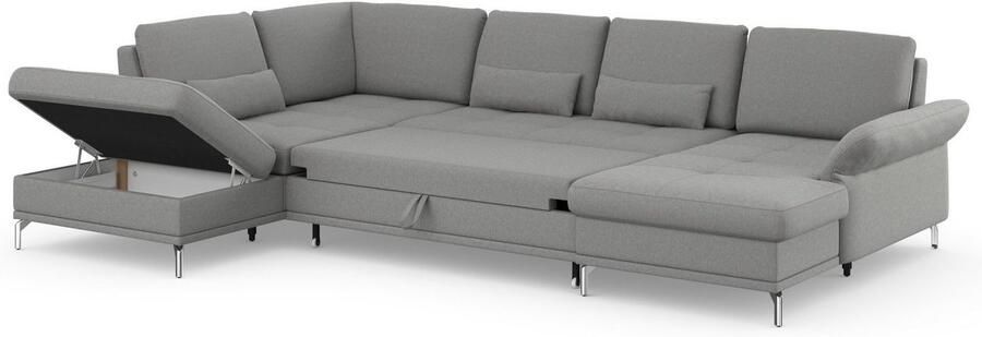 INOSIGN Zithoek Palm Beach U-vorm Binnenvering met zitdiepteverstelling naar keuze met slaapfunctie - Foto 8