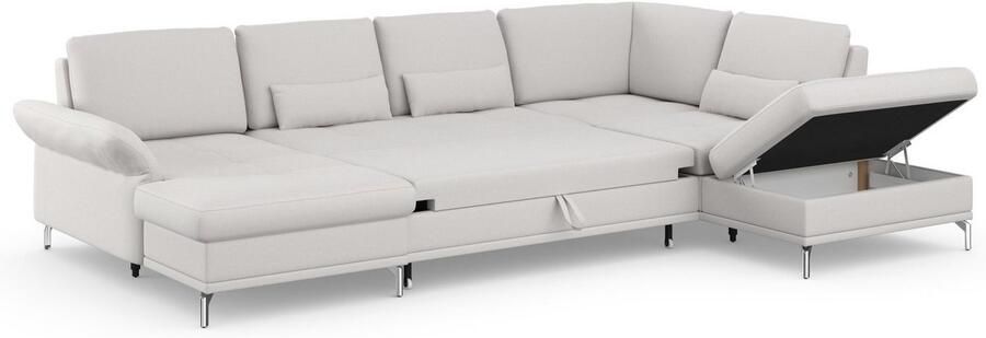 INOSIGN Zithoek Palm Beach U-vorm Binnenvering met zitdiepteverstelling naar keuze met slaapfunctie - Foto 8