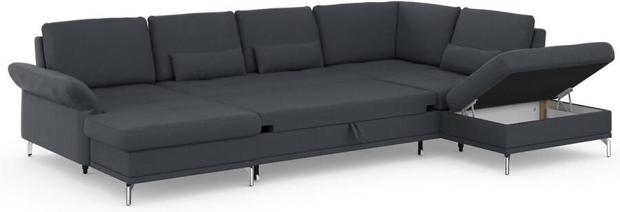 INOSIGN Zithoek Palm Beach U-vorm Binnenvering met zitdiepteverstelling naar keuze met slaapfunctie - Foto 9