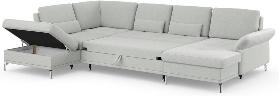 INOSIGN Zithoek Palm Beach U-vorm Binnenvering met zitdiepteverstelling naar keuze met slaapfunctie - Foto 9