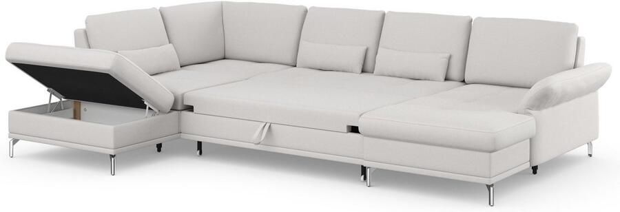 INOSIGN Zithoek Palm Beach U-vorm Binnenvering met zitdiepteverstelling naar keuze met slaapfunctie - Foto 8