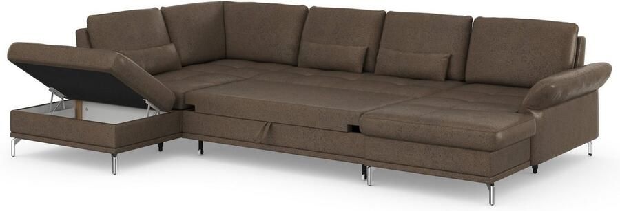 INOSIGN Zithoek Palm Beach U-vorm Binnenvering met zitdiepteverstelling naar keuze met slaapfunctie - Foto 9