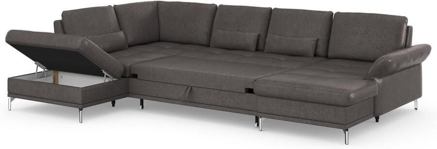 INOSIGN Zithoek Palm Beach U-vorm Binnenvering met zitdiepteverstelling naar keuze met slaapfunctie - Foto 8