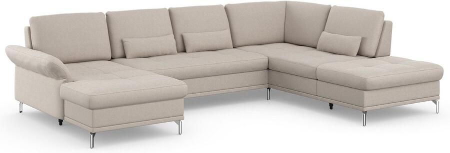 INOSIGN Zithoek Palm Beach U-vorm Binnenvering met zitdiepteverstelling naar keuze met slaapfunctie - Foto 7