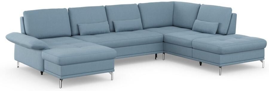 INOSIGN Zithoek Palm Beach U-vorm Binnenvering met zitdiepteverstelling naar keuze met slaapfunctie - Foto 10