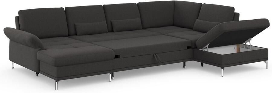 INOSIGN Zithoek Palm Beach U-vorm Binnenvering met zitdiepteverstelling naar keuze met slaapfunctie - Foto 9