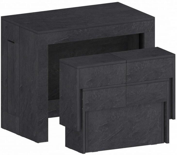 INOSIGN Zitbank Praktika Zitbank Bank met uittrekfunctie uittrekbaar van 66 naar 290 cm (1 stuk)