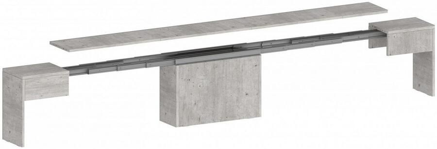 INOSIGN Zitbank Praktika Zitbank Bank met uittrekfunctie uittrekbaar van 66 naar 290 cm (1 stuk) - Foto 11