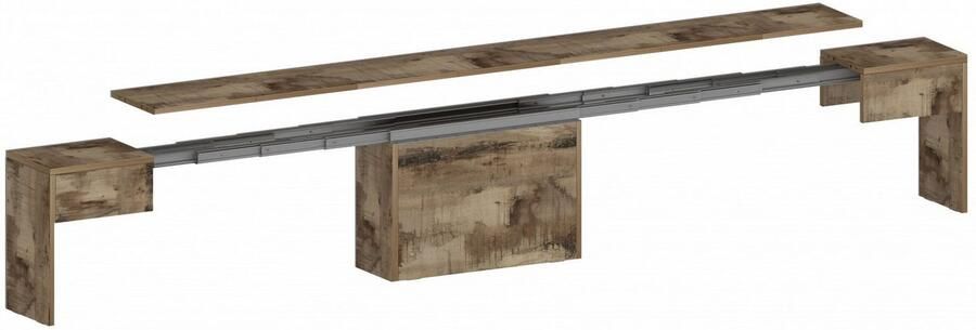 INOSIGN Zitbank Praktika Zitbank Bank met uittrekfunctie uittrekbaar van 66 naar 290 cm (1 stuk) - Foto 11