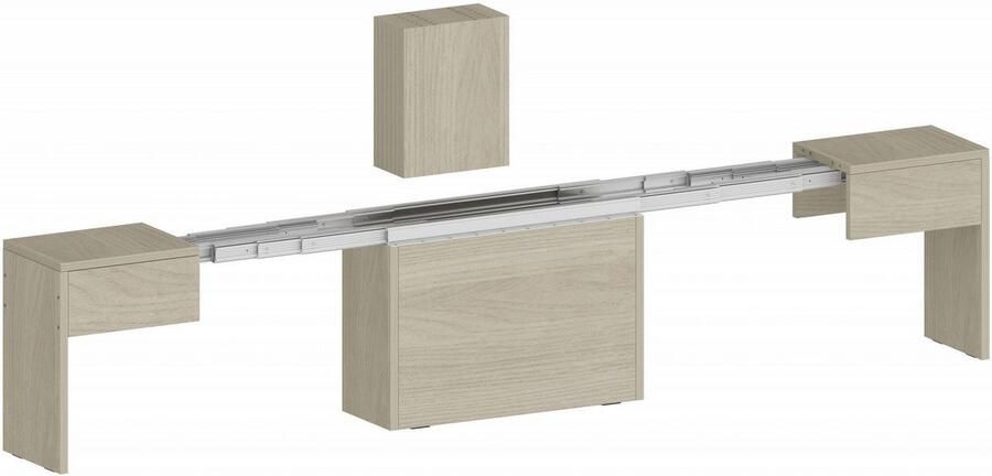 INOSIGN Zitbank Praktika Zitbank Bank met uittrekfunctie uittrekbaar van 66 naar 290 cm (1 stuk) - Foto 10