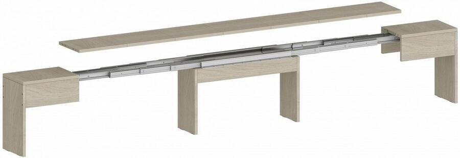 INOSIGN Zithoek Praktika Uitschuifbaar tot 290 cm per bank (voordeelset 2-delig) - Foto 13