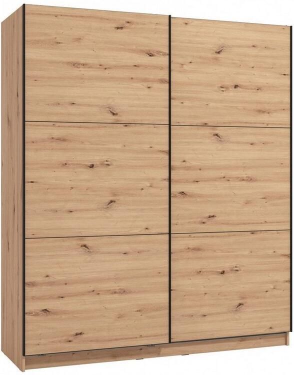 INOSIGN Zweefdeurkast Sierra klassieke kledingkast linnenkast 179 of 217 cm breed met volledige binnenindeling fsc -gecertificeerd houtmateriaal - Foto 8