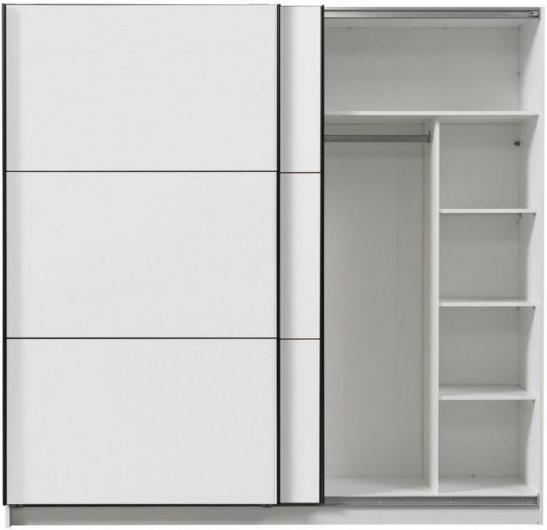 INOSIGN Zweefdeurkast Sierra klassieke kledingkast linnenkast 179 of 217 cm breed met volledige binnenindeling fsc -gecertificeerd houtmateriaal - Foto 9