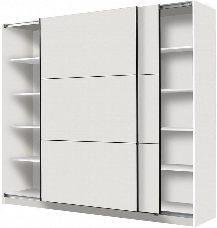 INOSIGN Zweefdeurkast Sierra klassieke kledingkast linnenkast 179 of 217 cm breed met volledige binnenindeling fsc -gecertificeerd houtmateriaal - Foto 7