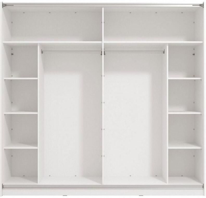 INOSIGN Zweefdeurkast Sierra klassieke kledingkast linnenkast 179 of 217 cm breed met volledige binnenindeling fsc -gecertificeerd houtmateriaal - Foto 3