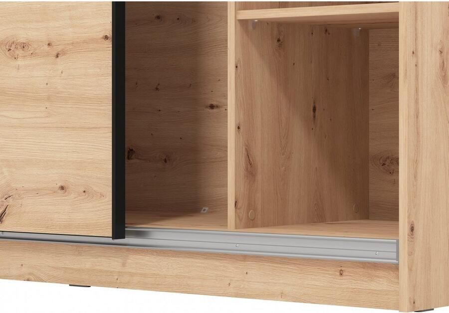 INOSIGN Zweefdeurkast Sierra kledingkast met spiegel linnenkast garderobe Topseller INCLUSIEF interne indeling FSC -gecertificeerd OTTOs Choice - Foto 3