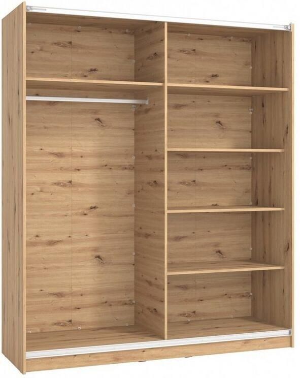 INOSIGN Zweefdeurkast Sierra kledingkast met spiegel linnenkast garderobe Topseller INCLUSIEF interne indeling FSC -gecertificeerd OTTOs Choice - Foto 9