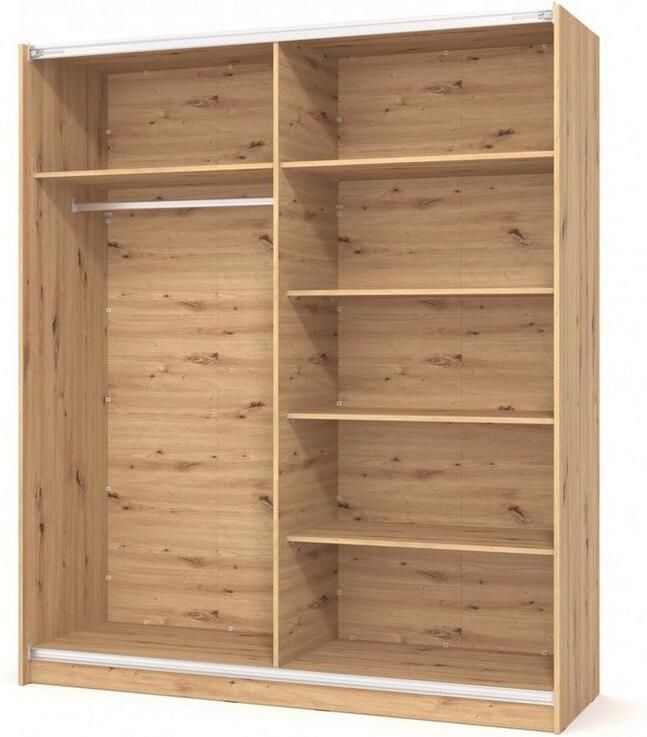 INOSIGN Zweefdeurkast Sierra kledingkast met spiegel linnenkast garderobe Topseller INCLUSIEF interne indeling FSC -gecertificeerd OTTOs Choice - Foto 6