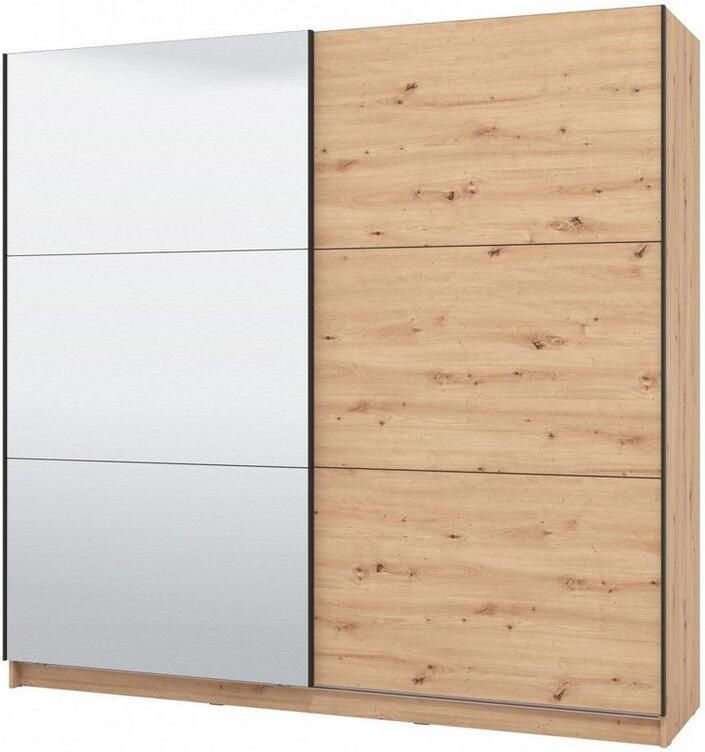 INOSIGN Zweefdeurkast Sierra kledingkast met spiegel linnenkast garderobe Topseller INCLUSIEF interne indeling FSC -gecertificeerd OTTOs Choice - Foto 4