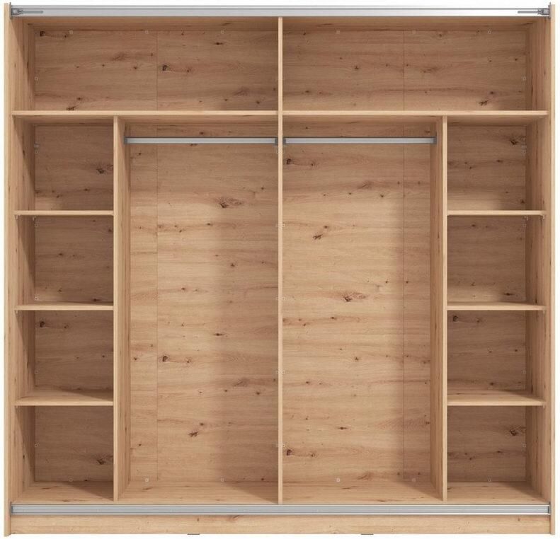 INOSIGN Zweefdeurkast Sierra kledingkast met spiegel linnenkast garderobe Topseller INCLUSIEF interne indeling FSC -gecertificeerd OTTOs Choice - Foto 2