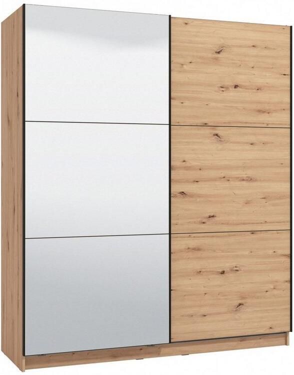 INOSIGN Zweefdeurkast Sierra kledingkast met spiegel linnenkast garderobe Topseller INCLUSIEF interne indeling FSC -gecertificeerd OTTOs Choice - Foto 8