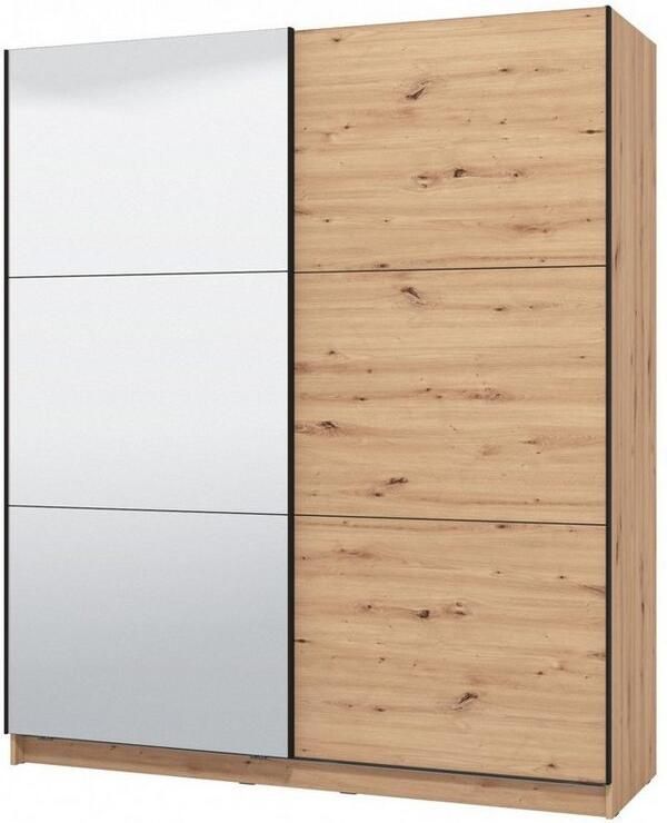 INOSIGN Zweefdeurkast Sierra kledingkast met spiegel linnenkast garderobe Topseller INCLUSIEF interne indeling FSC -gecertificeerd OTTOs Choice - Foto 7