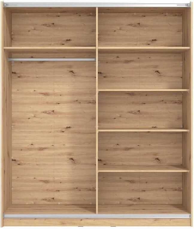 INOSIGN Zweefdeurkast Sierra kledingkast met spiegel linnenkast garderobe Topseller INCLUSIEF interne indeling FSC -gecertificeerd OTTOs Choice - Foto 5