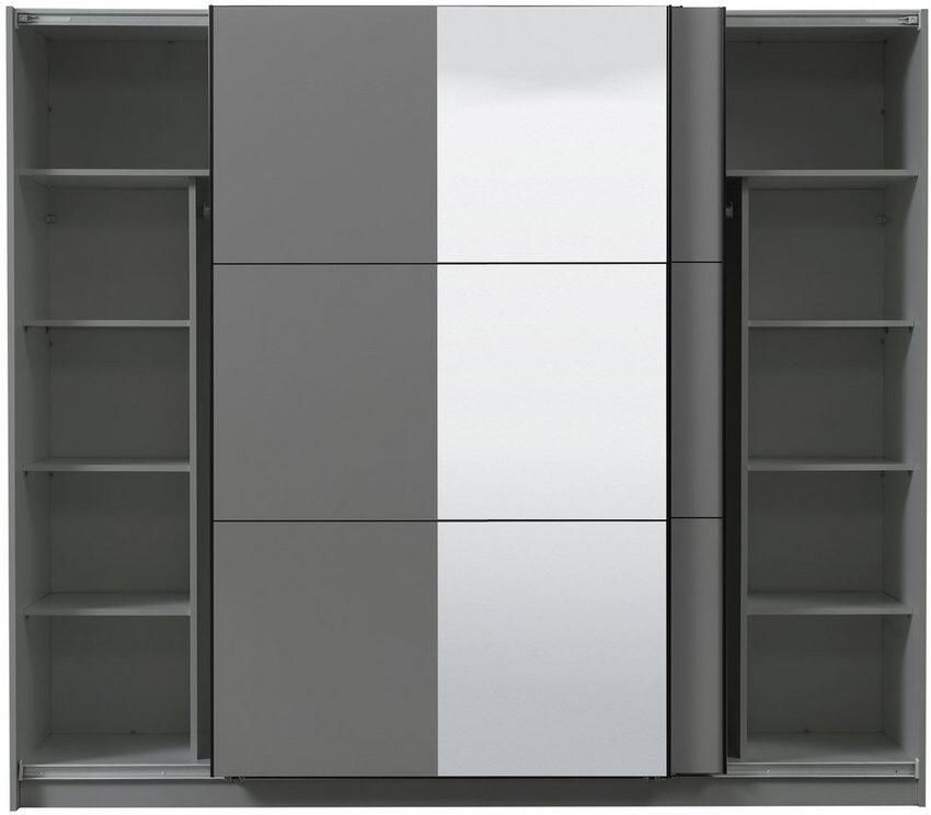 INOSIGN Zweefdeurkast Sierra kledingkast met spiegel linnenkast garderobe Topseller INCLUSIEF interne indeling FSC -gecertificeerd OTTOs Choice - Foto 3