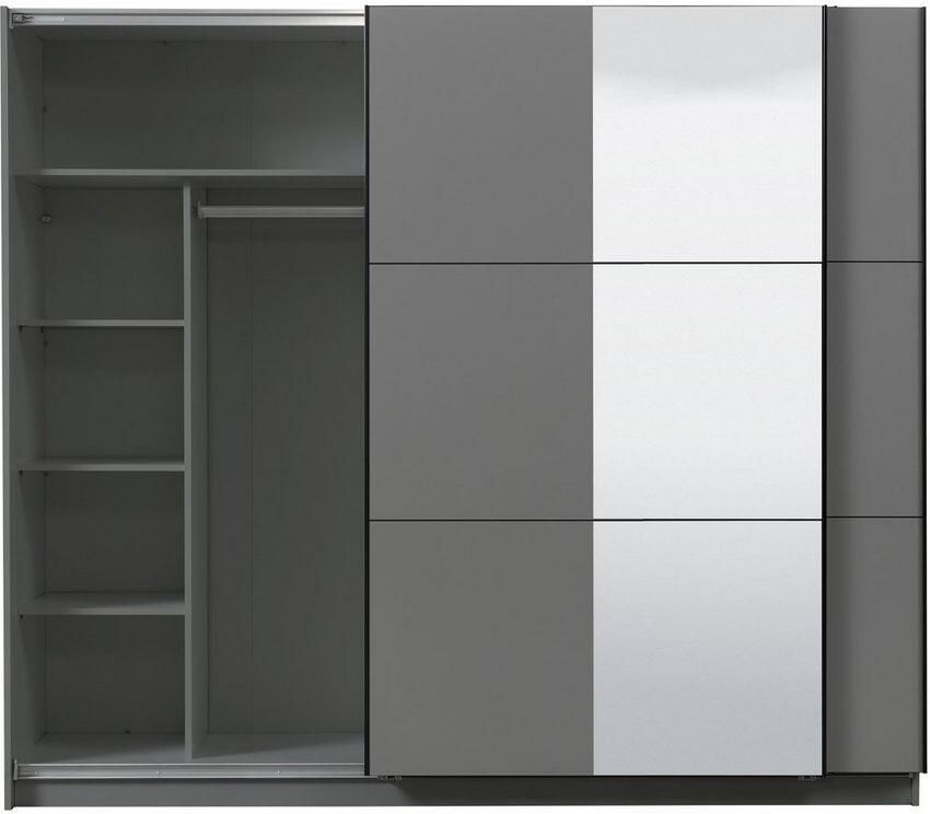 INOSIGN Zweefdeurkast Sierra kledingkast met spiegel linnenkast garderobe Topseller INCLUSIEF interne indeling FSC -gecertificeerd OTTOs Choice - Foto 4