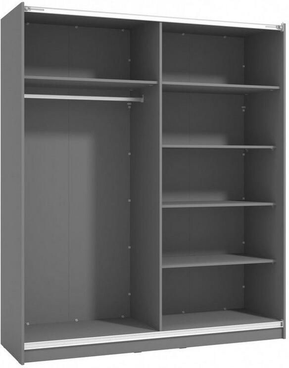 INOSIGN Zweefdeurkast Sierra klassieke kledingkast linnenkast 179 of 217 cm breed met volledige binnenindeling fsc -gecertificeerd houtmateriaal - Foto 6