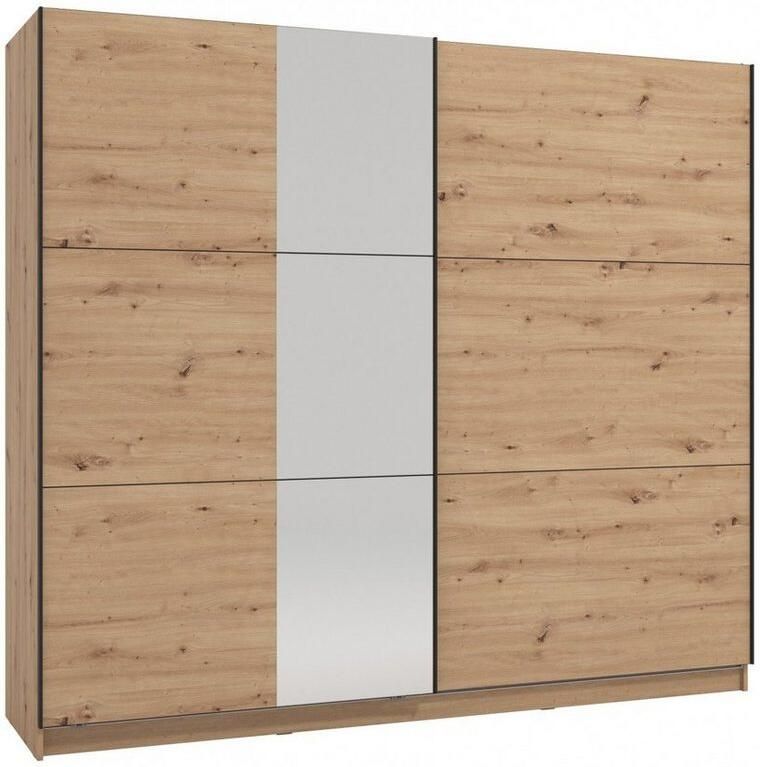 INOSIGN Zweefdeurkast Sierra kledingkast met spiegel linnenkast garderobe Topseller INCLUSIEF interne indeling FSC -gecertificeerd OTTOs Choice - Foto 3