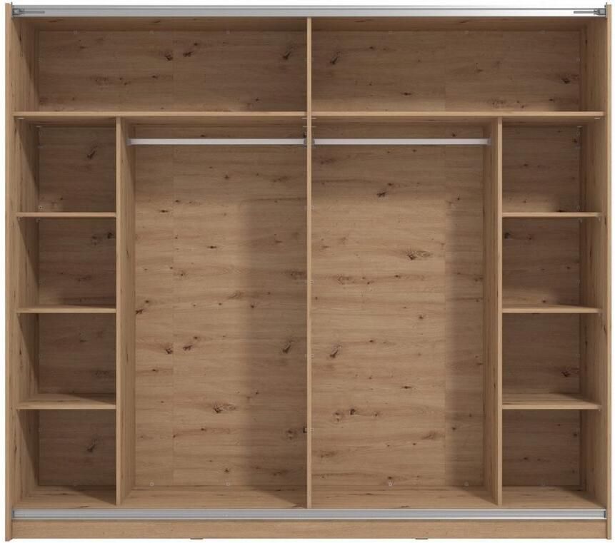 INOSIGN Zweefdeurkast Sierra kledingkast met spiegel linnenkast garderobe Topseller INCLUSIEF interne indeling FSC -gecertificeerd OTTOs Choice - Foto 2