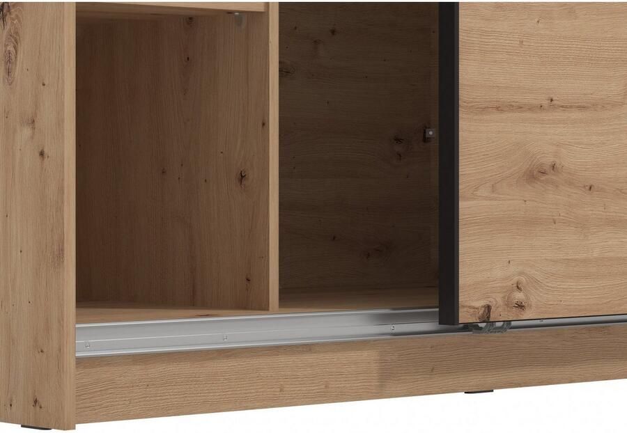 INOSIGN Zweefdeurkast Sierra kledingkast met spiegel linnenkast garderobe Topseller INCLUSIEF interne indeling FSC -gecertificeerd OTTOs Choice - Foto 5