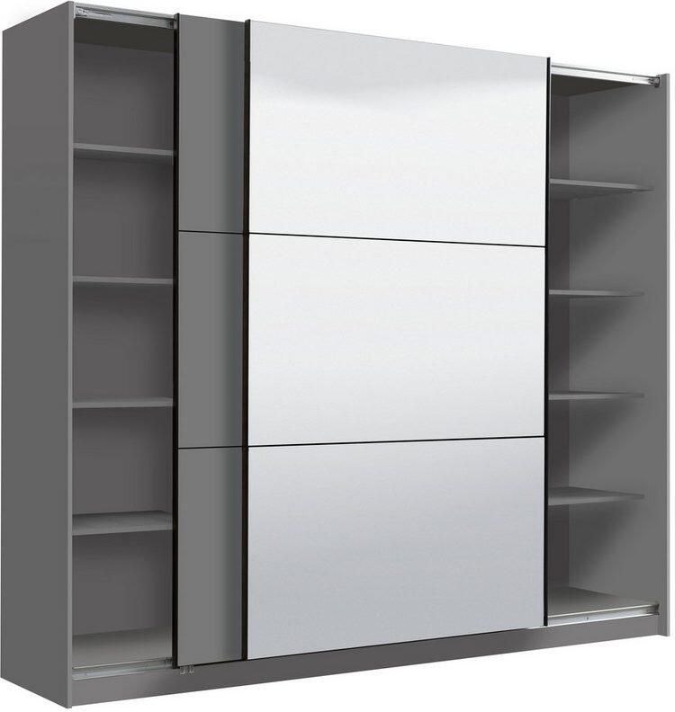 INOSIGN Zweefdeurkast Sierra kledingkast met spiegel linnenkast garderobe Topseller INCLUSIEF interne indeling FSC -gecertificeerd OTTOs Choice - Foto 5