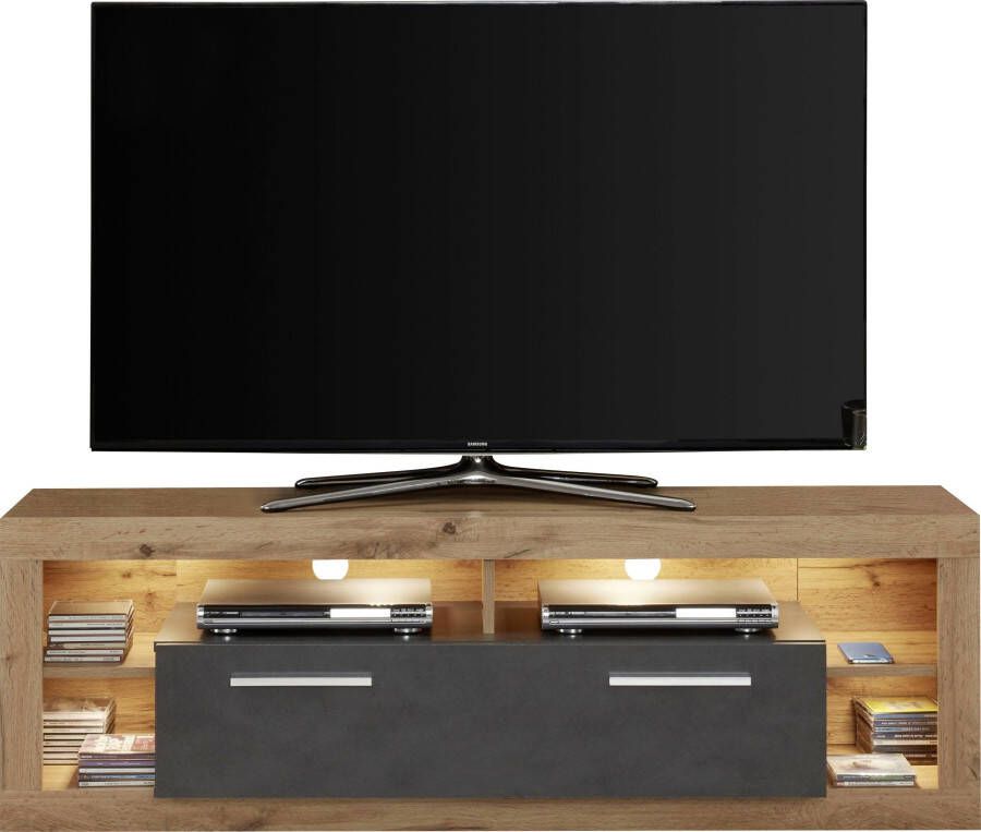 INOSIGN Tv-meubel GWENDOLYN gemakkelijk te onderhouden design verlichting optioneel veelzijdig te combineren - Foto 14