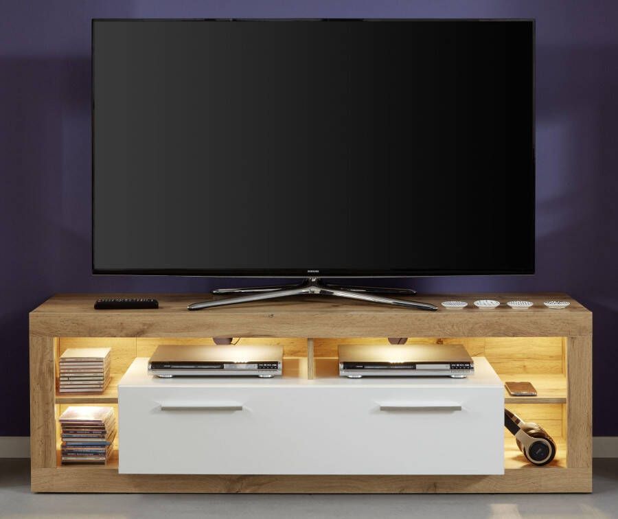 INOSIGN Tv-meubel GWENDOLYN gemakkelijk te onderhouden design verlichting optioneel veelzijdig te combineren - Foto 13