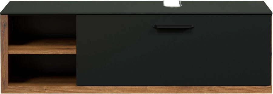 INOSIGN Wastafelonderkast Premont Breedte 120 cm soft-closetechniek 1 grote klep met sifonuitsparing (1 stuk)