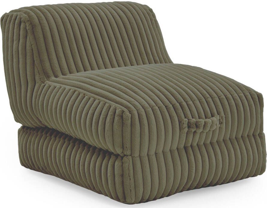 INOSIGN XXL-fauteuil Pia Loungestoel in Megacord 2 maten slaapfunctie en poef voetenbank functie - Foto 6