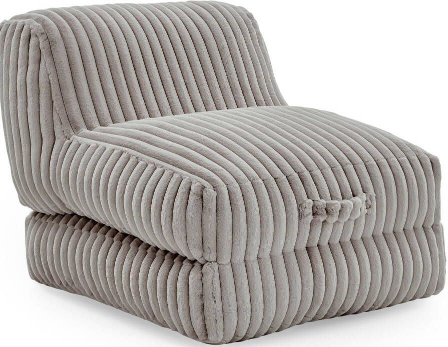 INOSIGN XXL-fauteuil Pia Loungestoel in Megacord 2 maten slaapfunctie en poef voetenbank functie - Foto 6