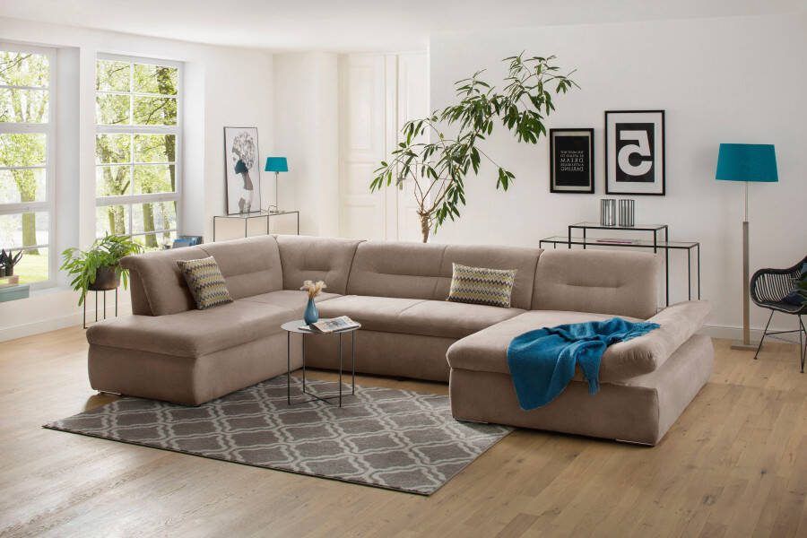 INOSIGN Zithoek Avesa U-vorm Naar keuze met verstelbare armleuningen en slaapfunctie bxdxh: 355x216x80cm - Foto 10